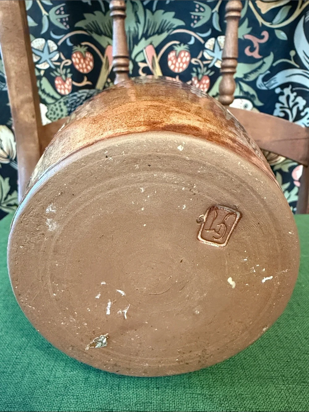 Glazed Stoneware Pottery Vase